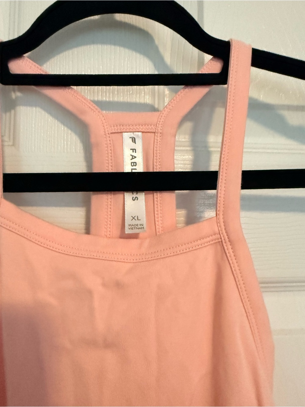 Fabletics Light Pink Racerback Tank Top - Picture 2 of 3